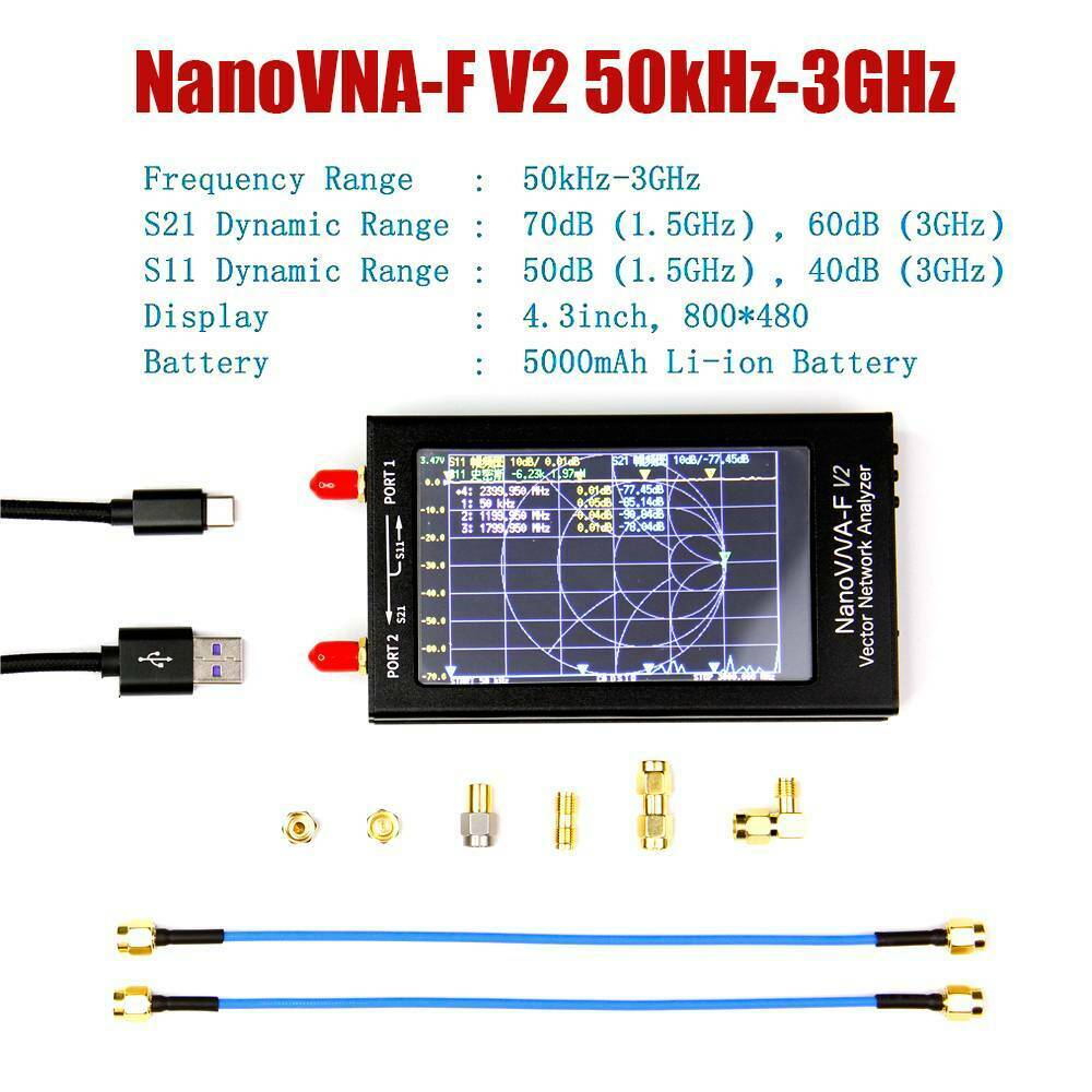 Logic Analyzer Usb - 3G S-A-A-2 NanoVNA V2 vektör ağ