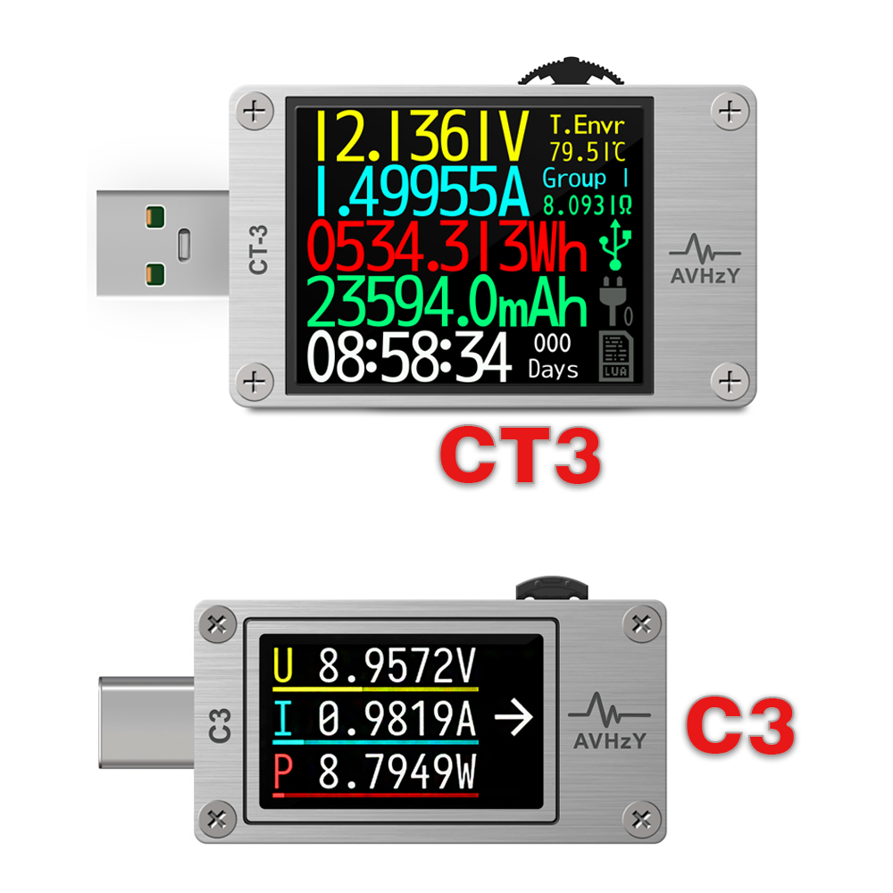 Logic Analyzer Usb - AVHzY USB 3.1 Güç Ölçer Dijital