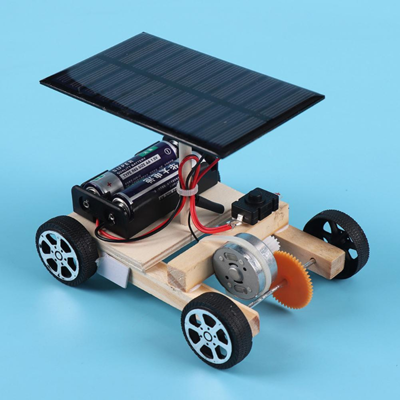 Diy Electronics For Kids - Güneş enerjili araba yaratıcı icatlar monte
