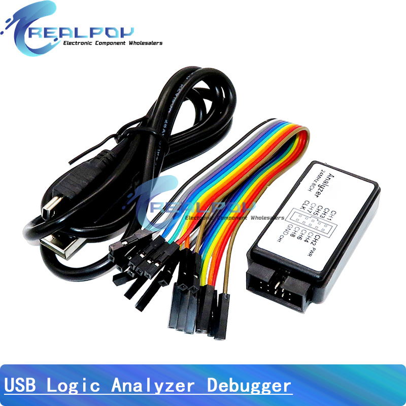 Logic Analyzer Usb - USB Mantık Analizörü 24 MHz 8