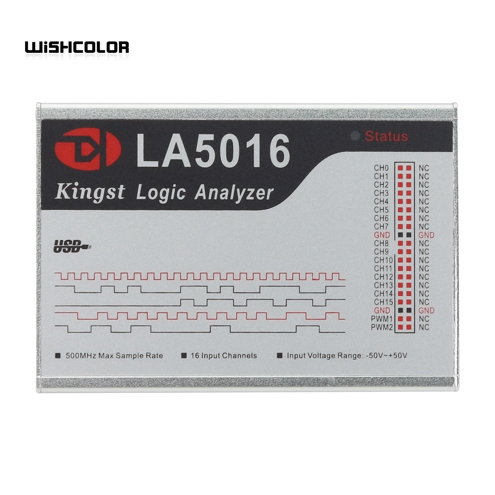 Logic Analyzer Usb - Wishcolor LA5016 USB Mantık Analizörü 16
