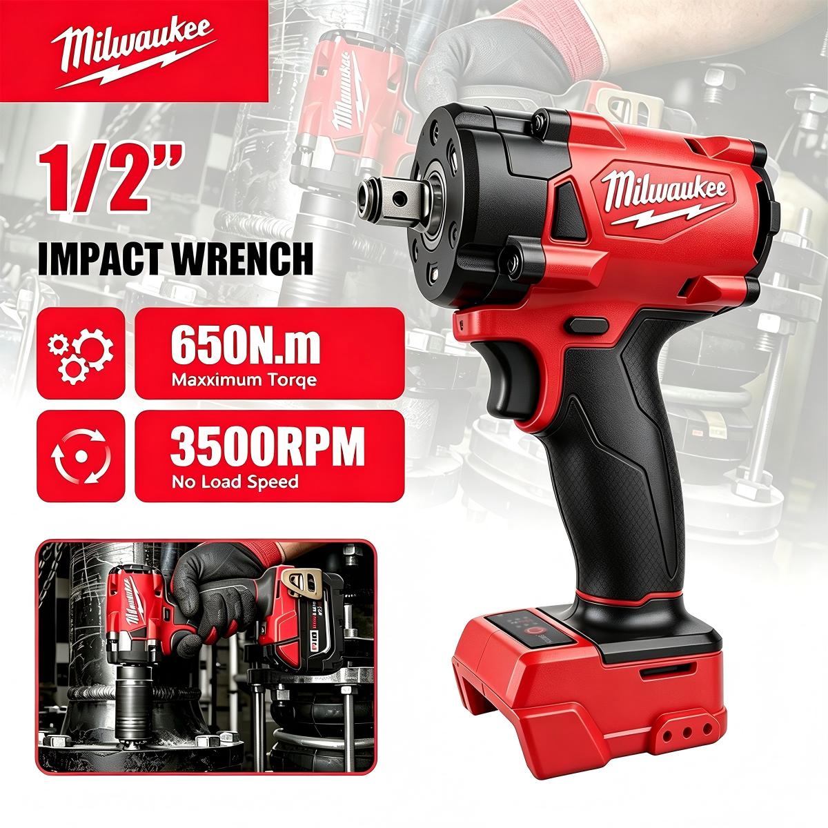Milwaukee Drill M18 Fuel - Milwaukee 1/2' M18 FUEL Fırçasız Akülü