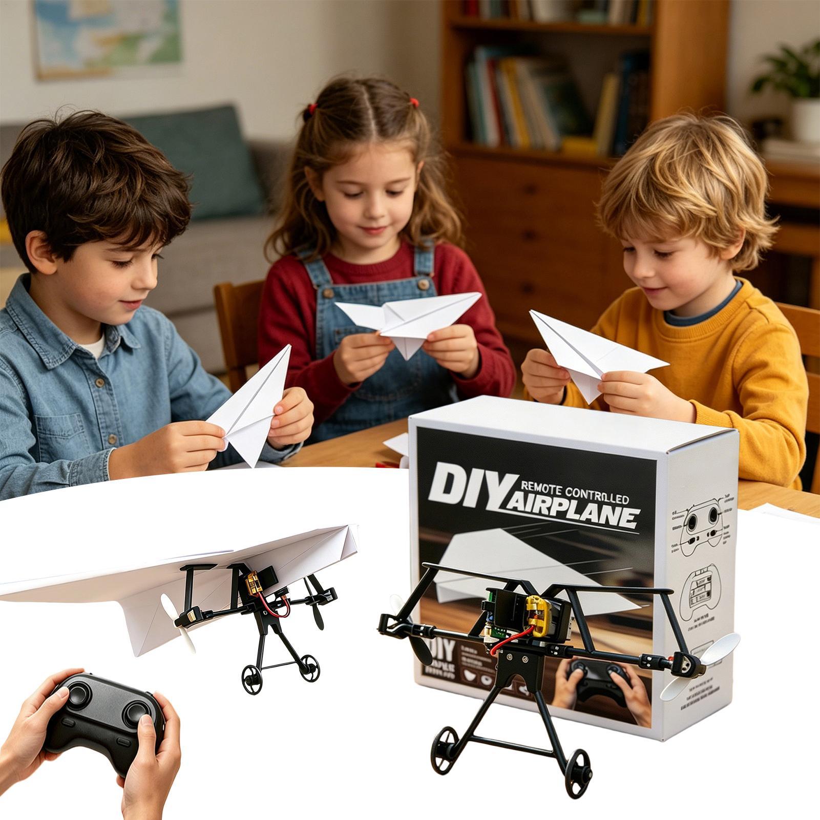 Diy Electronics For Kids - Kendin Yap RC Kağıt Uçak Kiti,