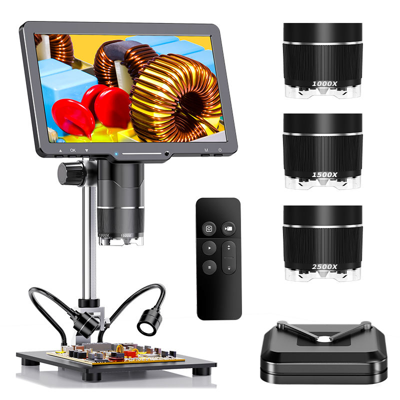 Diy Electronics Videos - 2500X HDMI Dijital Mikroskop 3 Lens