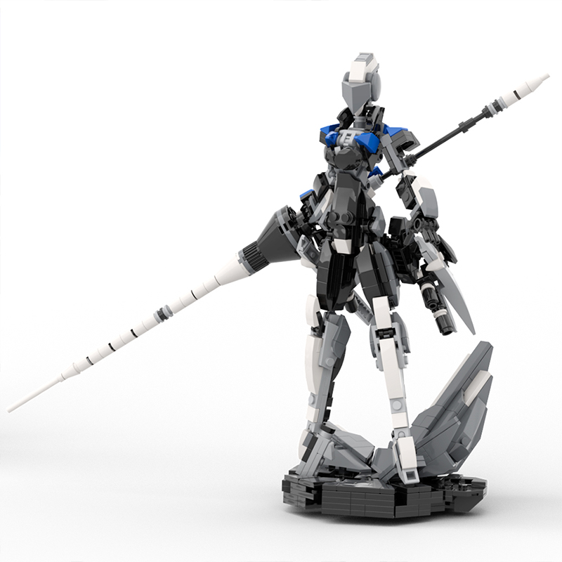 Diy Electronics Pdf - MOC Mech Kadın Robot Lancer Valkyrie