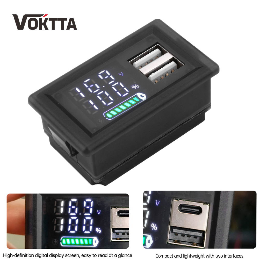 Logic Analyzer Usb - USB+Tip-C/Çift USB 9V 12V 24V Pil