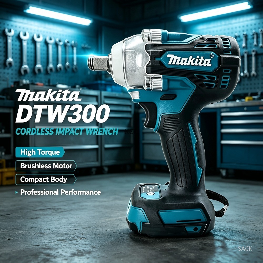 Makita Drill Dtw300 - Makita DTW300 330N.M Fırçasız Akülü Darbeli