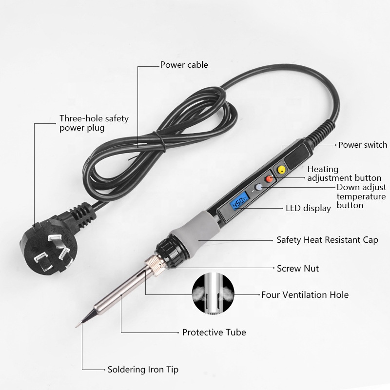 Dijital Göstergeli Elektrikli  - Soldering Iron Kit incelemesi ve fiyatı