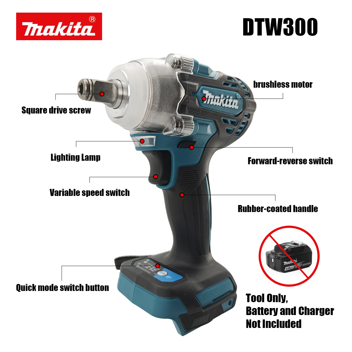 Makita DTW300 Fırçasız Darbeli - Makita Drill Dtw300 incelemesi ve fiyatı