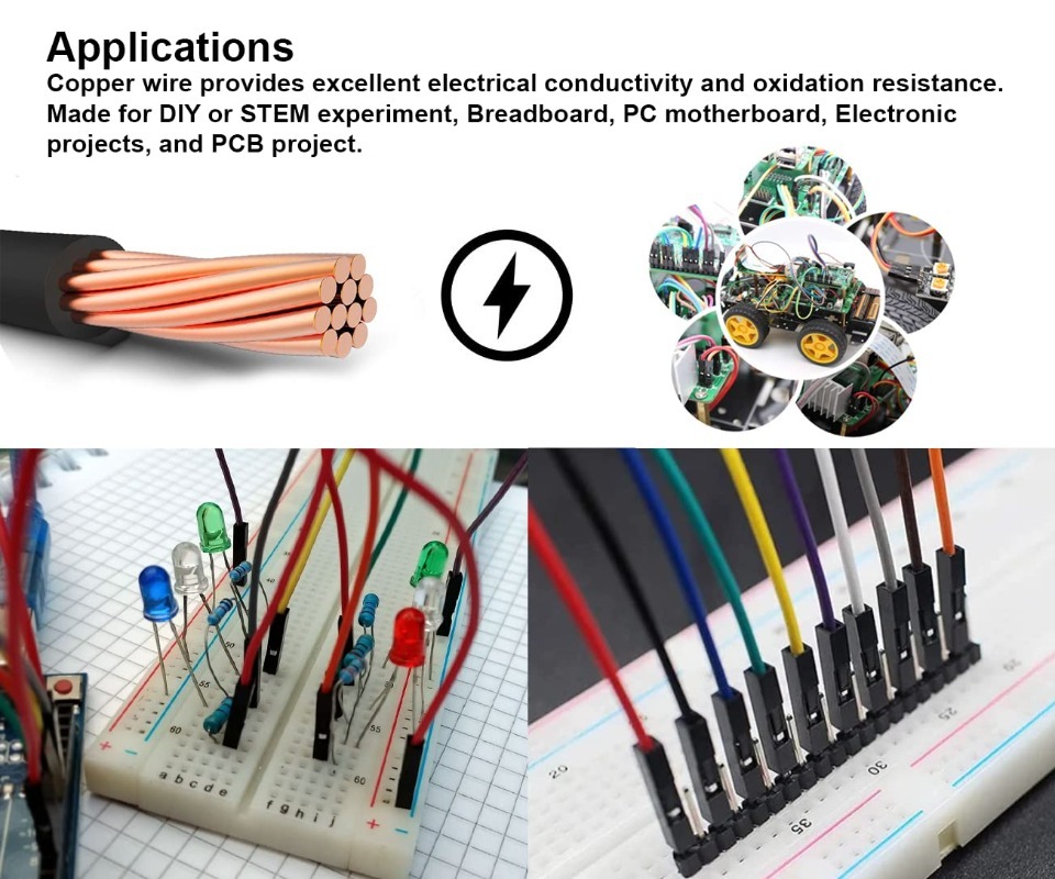 40Pin Dupont Kablo Şerit Jumpe - Diy Electronics Breadboard incelemesi ve fiyatı