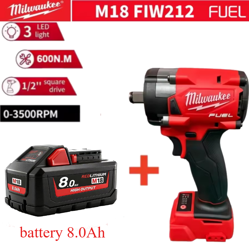 Milwaukee FIW212 M18 FUEL 1/2  - Milwaukee Drill M18 Fuel incelemesi ve fiyatı