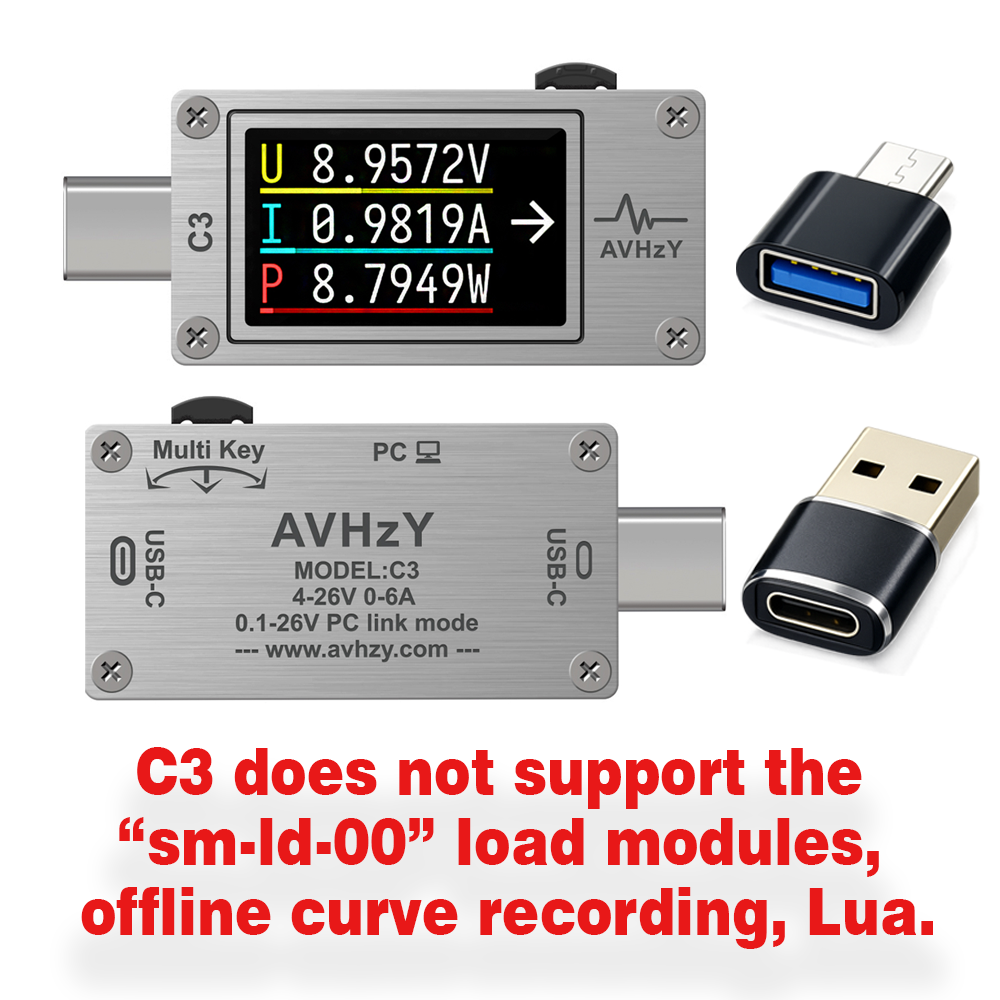 AVHzY USB 3.1 Güç Ölçer Dijita - Logic Analyzer Usb incelemesi ve fiyatı
