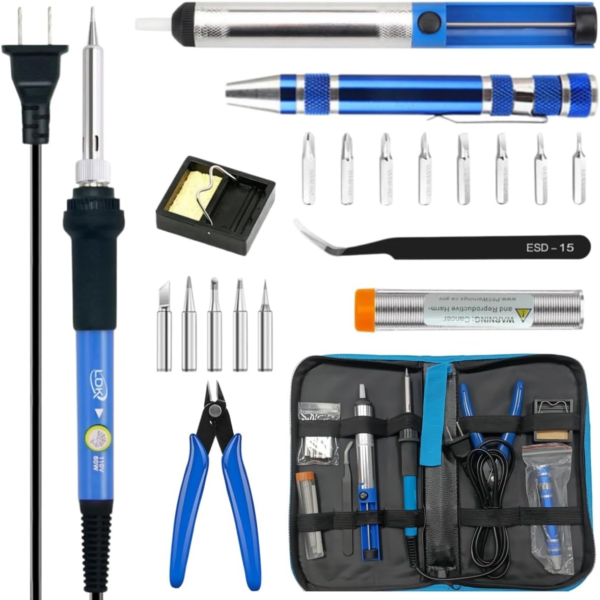 60W Ayarlanabilir Sıcaklıklı H - Soldering Iron Kit incelemesi ve fiyatı