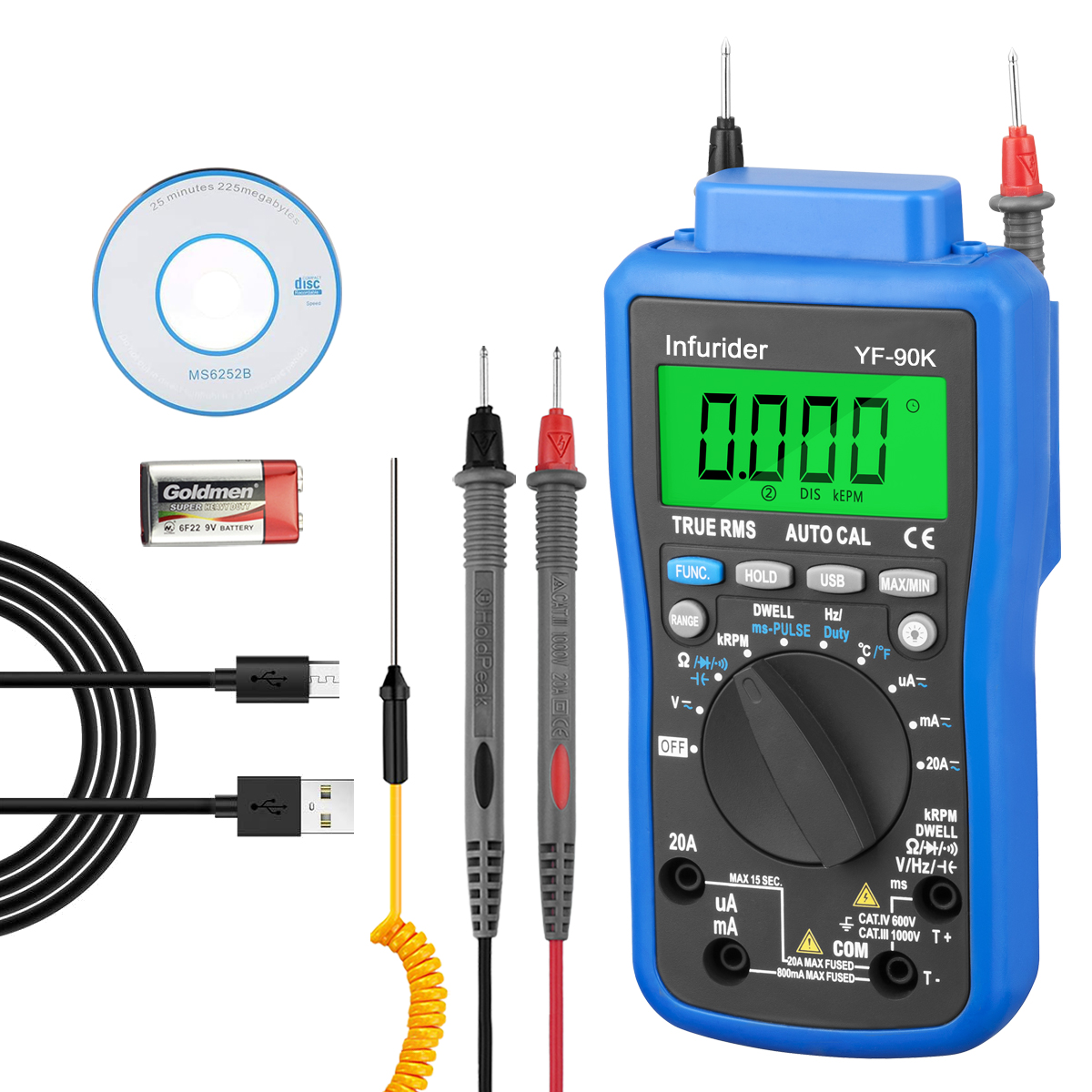 HoldPeak HP-90K motor analiz c - Logic Analyzer Usb incelemesi ve fiyatı