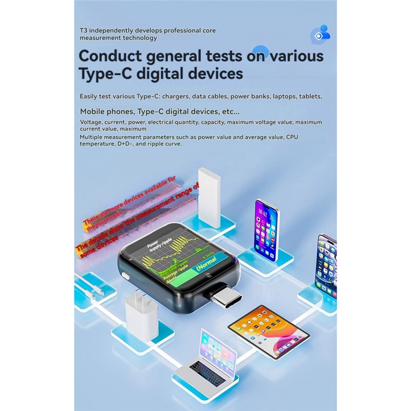 T3 USB-C Test Cihazı Dijital G - Logic Analyzer Usb incelemesi ve fiyatı