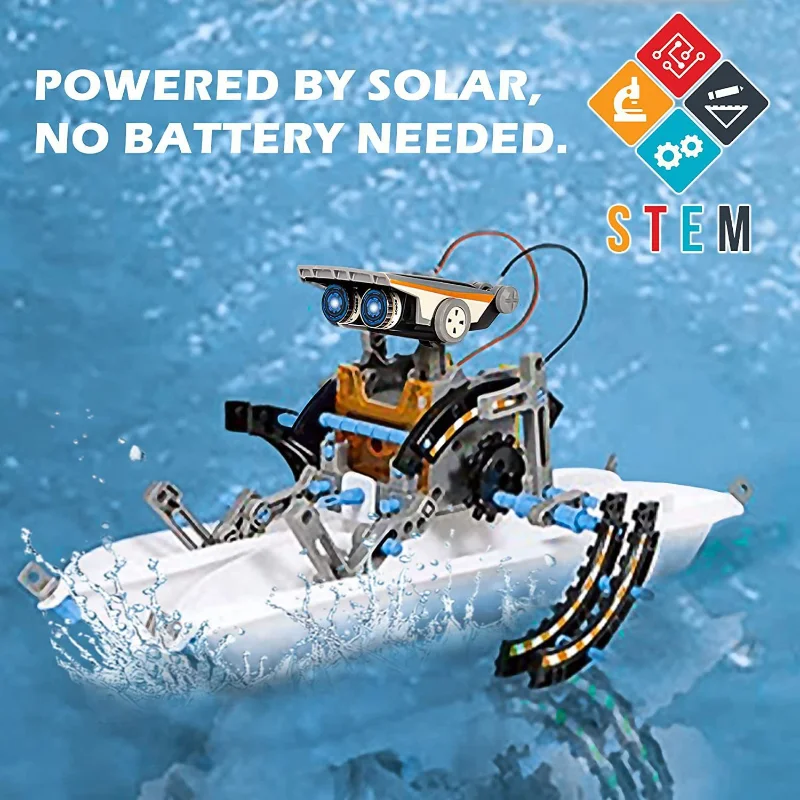 13'ü 1 arada Güneş Enerjili Ro - Diy Robot Electronics Kit incelemesi ve fiyatı