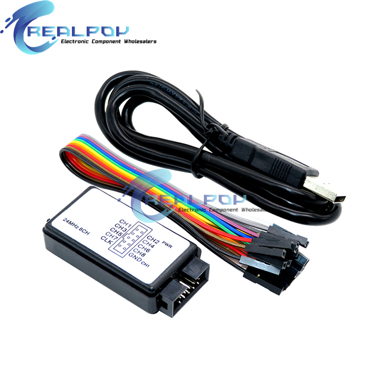 USB Mantık Analizörü 24 MHz 8  - Logic Analyzer Usb incelemesi ve fiyatı