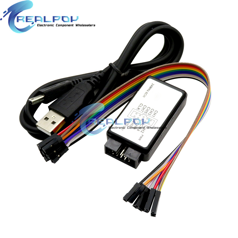 USB Mantık Analizörü 24 MHz 8  - Logic Analyzer Usb incelemesi ve fiyatı