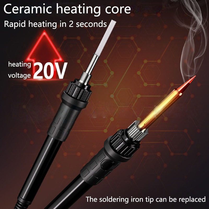 Akülü havya istasyonu aracı Ma - Soldering Iron Kit incelemesi ve fiyatı