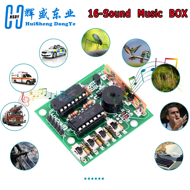16 Müzik Ses Kutusu BOX-16 Kur - Diy Electronics For Kids incelemesi ve fiyatı