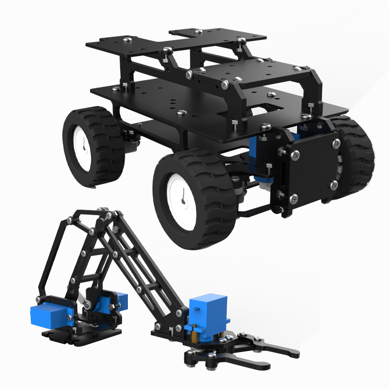 Akrilik 4WD Robot Araba Motoru - Diy Robot Electronics Kit incelemesi ve fiyatı