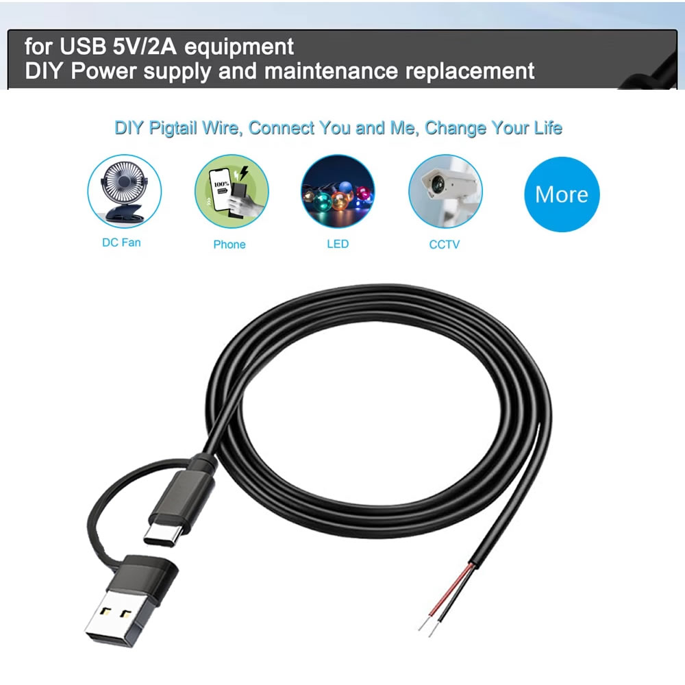 DC 2 Pin Güç Kablosu USB ve Ti - Diy Robot Electronics Kit incelemesi ve fiyatı