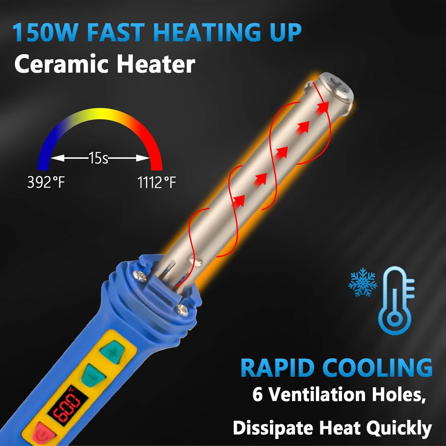 150W LED Dijital Ayarlanabilir - Soldering Iron Kit incelemesi ve fiyatı