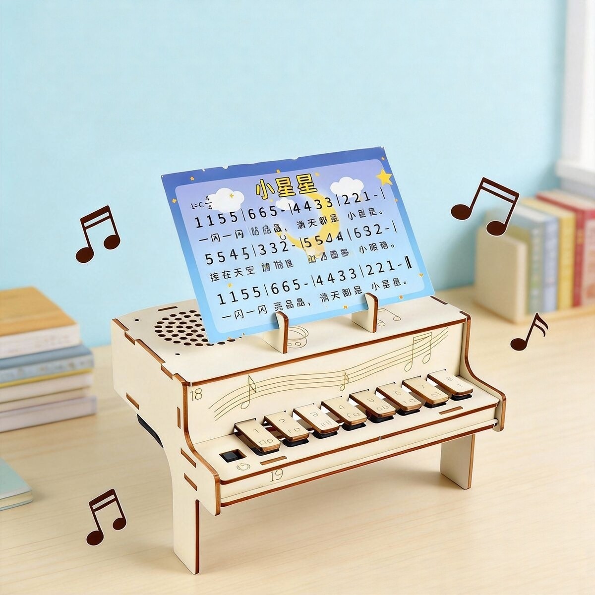 DIY Ahşap Elektronik Piyano Mo - Diy Electronics For Kids incelemesi ve fiyatı