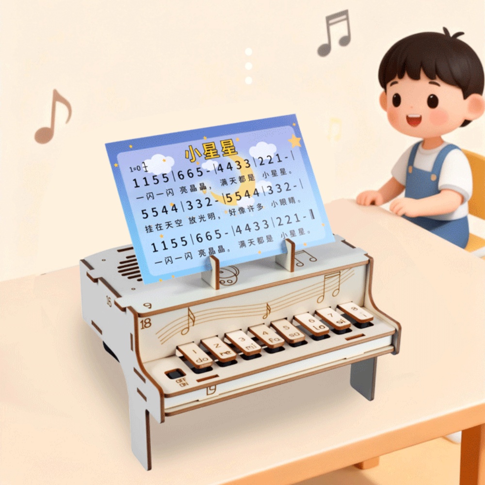 DIY Ahşap Elektronik Piyano Mo - Diy Electronics For Kids incelemesi ve fiyatı